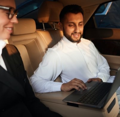 business-people-working-in-the-car